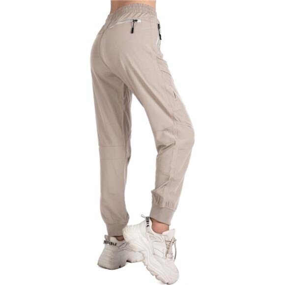 Women's Nude Athletic Hiking Cargo Joggers Outdoor Workout Lightweight‎  Pants - Picture 5 of 7